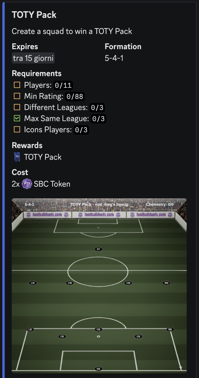 SBC Challenge